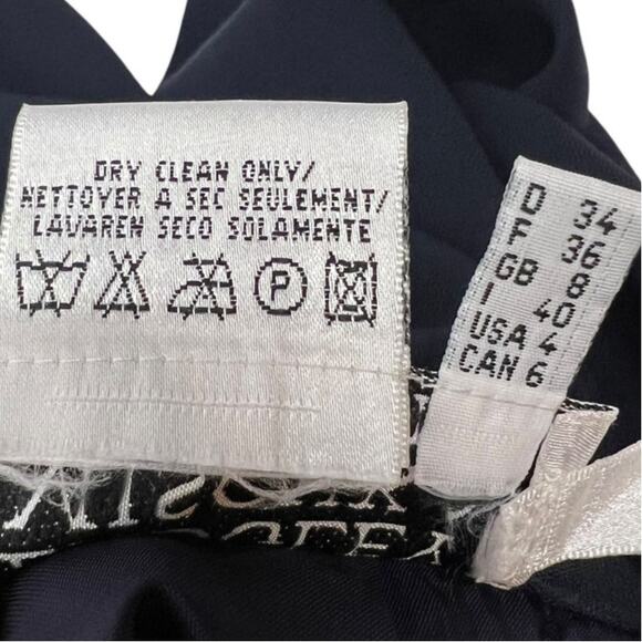 BADGLEY MISCHKA STUDIO Navy Pencil Skirt SZ 4 - Picture 9 of 13